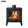 Indoor modern cast iron wood burning stove for sale